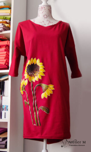 Un fel de rochie floarea soarelui – rubin