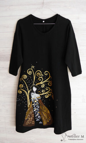 Rochie Roxi Klimt – neagră