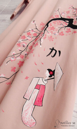 Rochie Roxi cu cireș japonez – roz