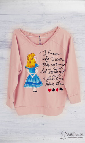 Bluză raglan – Alice – roz