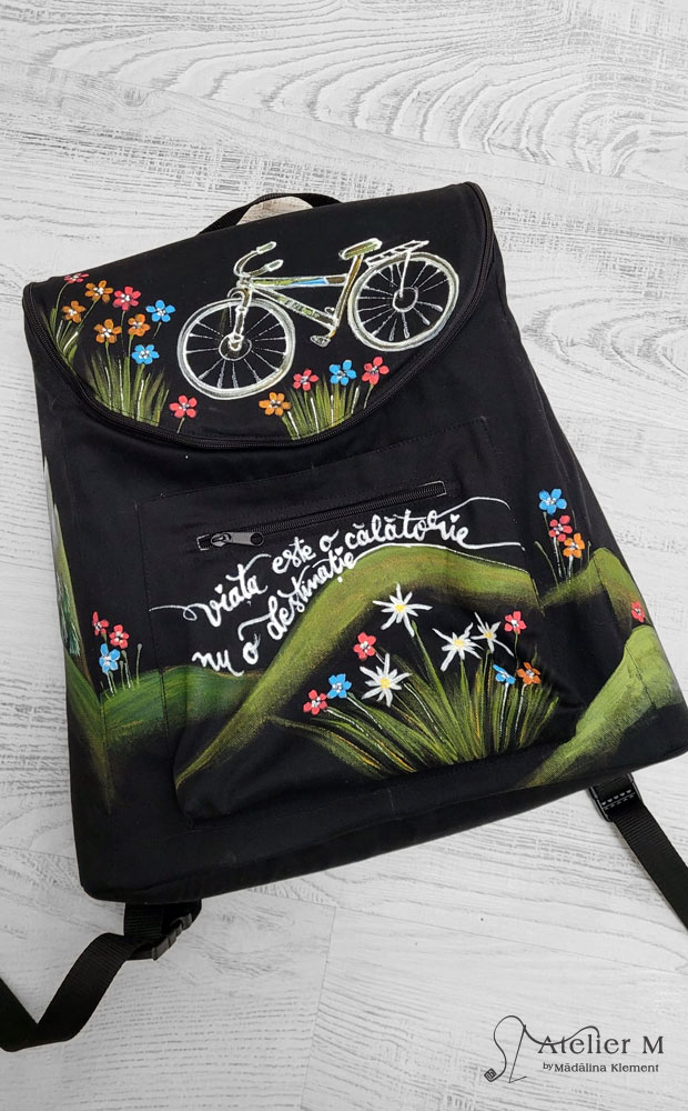 Rucsac cu bicicletă – negru