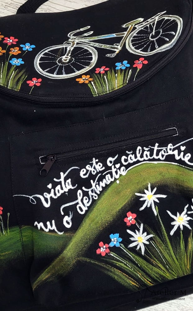 Rucsac cu bicicletă – negru